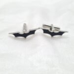 Silver Batman Cufflinks - Image 2
