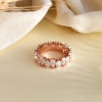 Rose Gold Moissanite Ring - Image 2