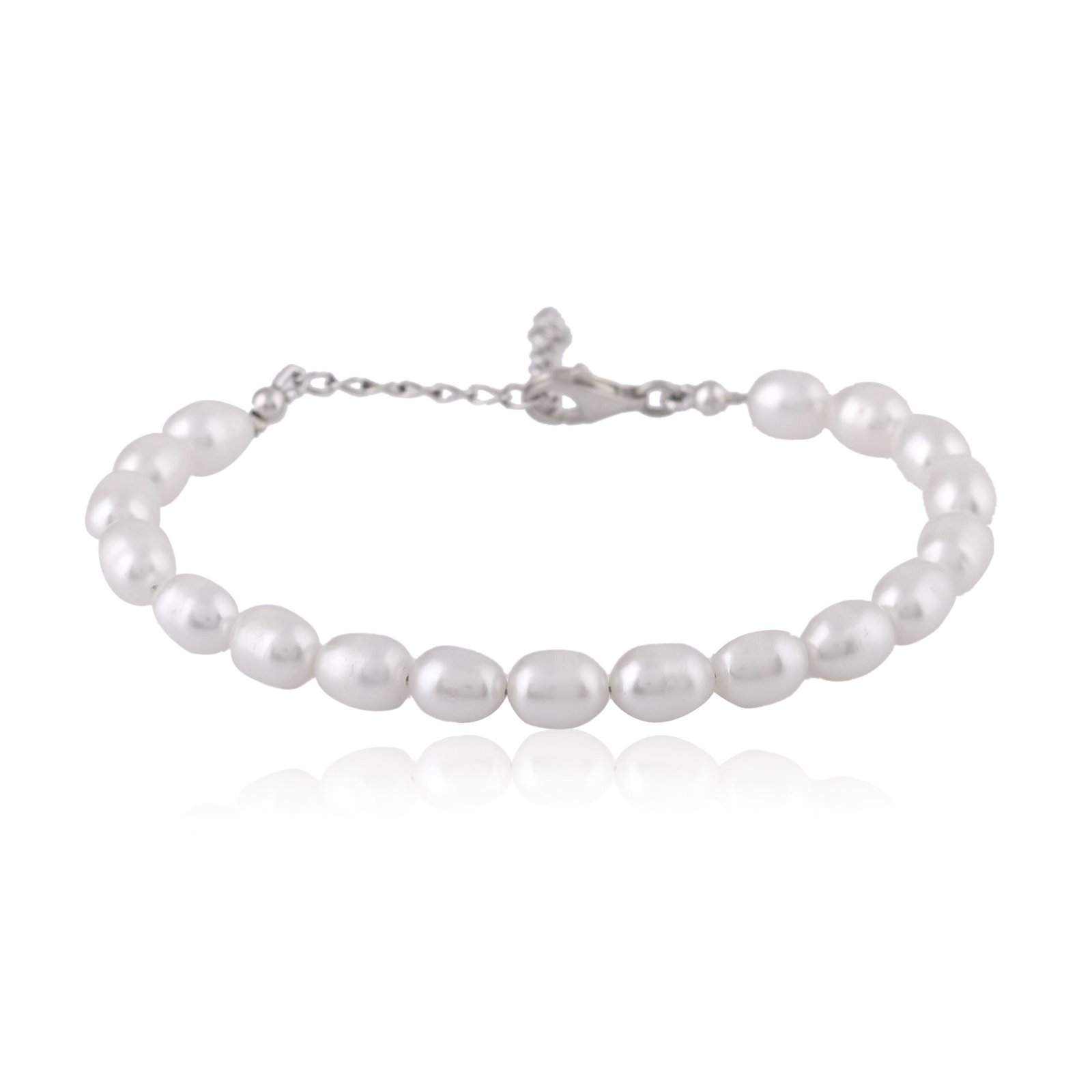 08 (2) FRESH WATER PEARL BRACELET - Image 1