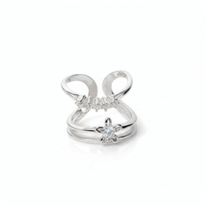 Floral Open Ring