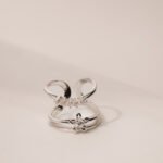 Floral Open Ring - Image 3