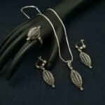 Elliptical Marcasite Set
