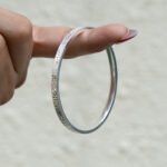 Classic Silver Ladies Bangle - Image 2