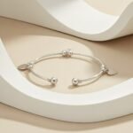 Heart Charm Bangle - Image 3