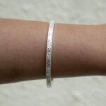 Classic Silver Ladies Bangle - Image 3