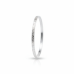 Classic Silver Ladies Bangle