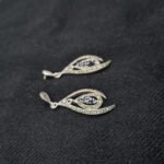 Silver Marcasite Earrings - Image 2