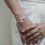 Rose Enamel Bangle - Image 3
