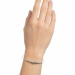 Silver Beaded Bangle - Image 2