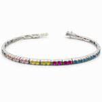 Multicolour Tennis Bracelet