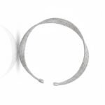 adjustable silver bangle