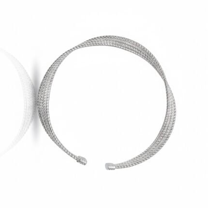 adjustable silver bangle