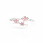 Rose Enamel Bangle