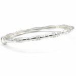 Silver Engraved Bangle