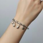 Silver Drop Bangle - Image 3