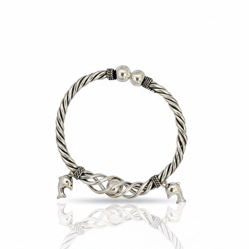 SBN18 (2) Fancy Charm Bangle - Image 1