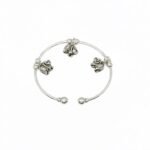 Silver Elephant Bangle