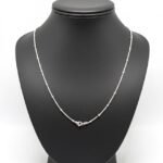 Silver Beaded Box Chain