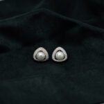 Pearl Halo Studs - Image 2