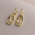 Layered Gold Vermeil Earrings - Image 2