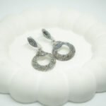 Braided Marcasite Earrings - Image 2