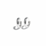 Classic Silver Hoops