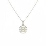 Round Star Silver Pendant