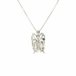 Silver Butterfly Pendant