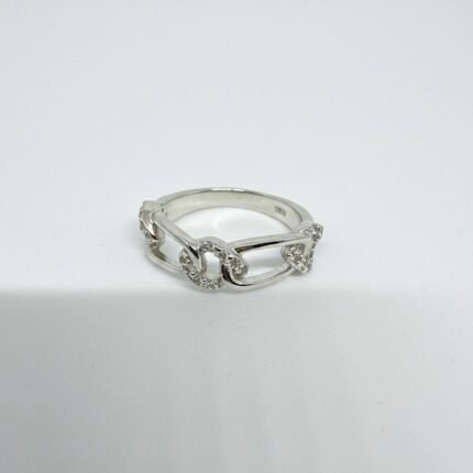 Silver Linked Ring