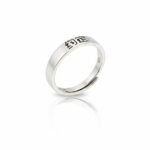 Silver Mantra Ring