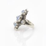Rainbow Moonstone Ring
