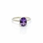 Amethyst Faceted Ring - Image 2