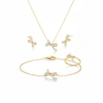 Gold Plated Bow Set - Image 3