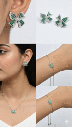 Green Stone Floral Set - Image 2