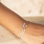 Faith Bangle In Silver - Image 3