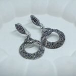 Braided Marcasite Earrings - Image 3