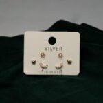 Rose Gold Plated Multi Piercing Studs - Image 2