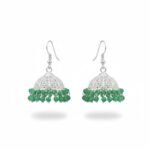 Silver Jhumkas