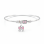 Bow Charm Bangle
